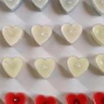 [Romantic | Handcrafted | Pack of 12] Heart Shaped Tealight Candles – Love in Every Flicker