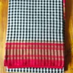 [Traditional Elegance] Ilkal Mercerized Cotton Black Saree with Tope Pallu – Ilkal Beauty [1 Saree]
