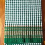 [Traditional Elegance] Ilkal Mercerized Cotton Green Saree with Tope Pallu – Ilkal Beauty [1 Saree]