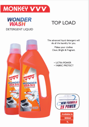 Wonder Wash Top Load Detergent Liquid