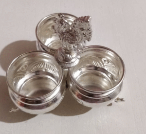3 Panchwala with Stand German Silver
