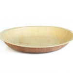 【9” Eco-Friendly Palm Leaf Plate】100% Natural | Sturdy | Compostable [Palm leaf disposables]]