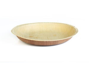 9 Inch Round Palm Leaf Plate