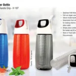 [1 Premium Bottle] Fruit Infuser Bottle with Silicon Handle Grip – 700 ml BPA-Free