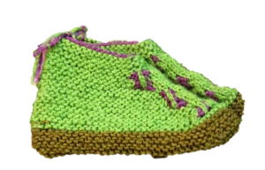 Hand knitted baby woolen booties 0-24 months