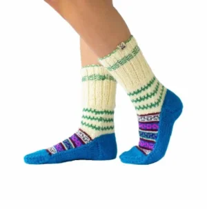 Authentic Knitted Ankle Socks Multicolor