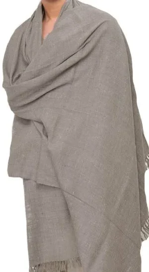 Menโs Plain Meditation Shawl Lohi
