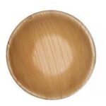 [Eco Mini 2025] Palm Leaf Round Mini Bowl (2–3 oz) for Single-Serve Dips & Sauces [Palm leaf disposables]