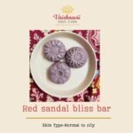 Red Sandalwood Bliss Bar [100% Handmade] – Ayurvedic Glow Soap with Red Sandalwood