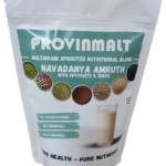 Provinmalt Navadhanya Amruth [9 Sprouted Grains | Dry Fruits & Seeds | 450g Pack]