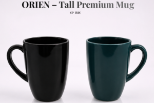Tall Premium Ceramic Mug for Corporate Gifting