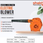 Shakti Technology STB-700 Air Blower Machine (700W Power | 11000 RPM | Heavy Duty Cleaning)
