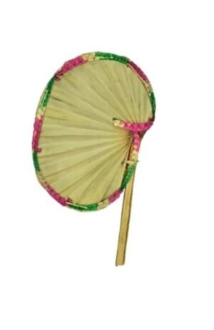 Palm leaf hand fan