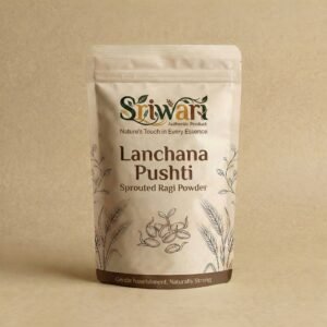 sprouted ragi finger millet powder