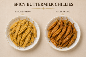 Spicy Buttermilk Chillies