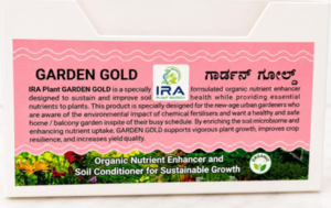 Organic plant fertilizer for garden