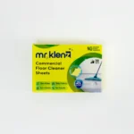 Mr. Klenz Commercial Floor Cleaner Sheets [30 Mops] – Ultra-Concentrated, Dissolvable Industrial-Grade Floor Cleaning Sheets for Heavy Dirt, Grease & Grime