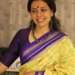 Ilkalikkat Design Pochampalli Semi Silk Saree [6.2 Meters] – Chikki Paras Temple Border with Ilkal Tope Pallu & Contrast Blouse (1 Piece)