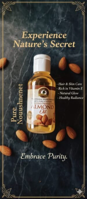 Pure Cold-Pressed Almond Oil